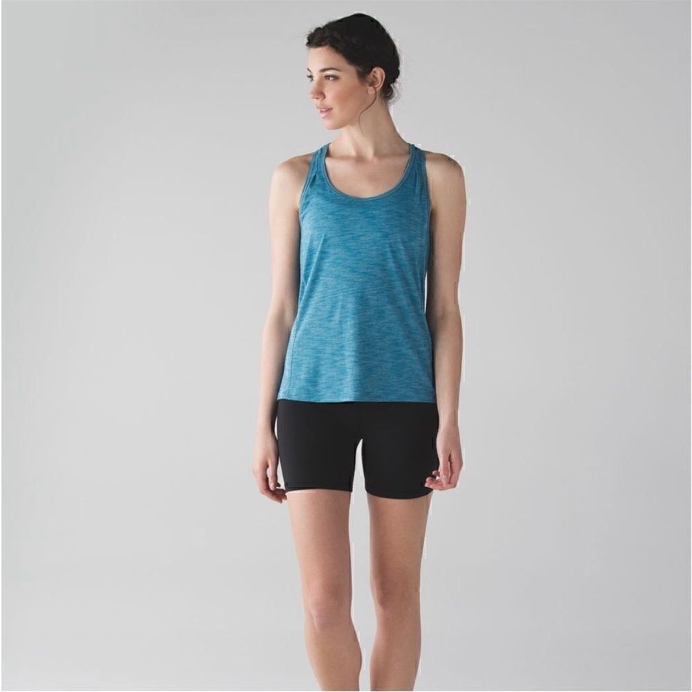 Lululemon Tofino Teal Hotwave Tank Women Size 6